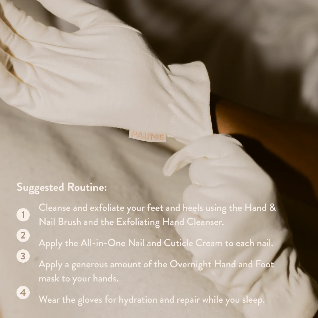 Organic Cotton Overnight Gloves - Image 4